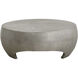Tarsus 45.5 X 17.25 inch Pewter Outdoor Coffee Table